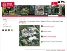 Tablet Screenshot of ibmb.tu-braunschweig.de